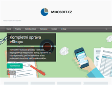 Tablet Screenshot of mikosoft.cz